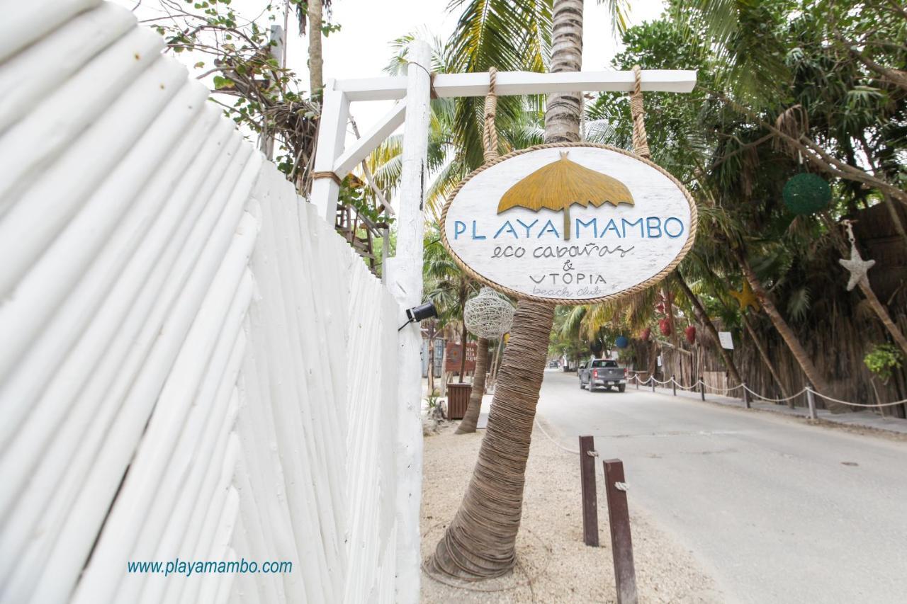 Готель Playa Mambo Eco Cabanas Тулум Екстер'єр фото